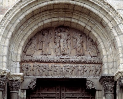 The ascension (sculpture) by Romanesque