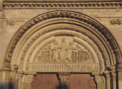 Vezelay Cathedral Tympanum (Yonne 89) by Romanesque