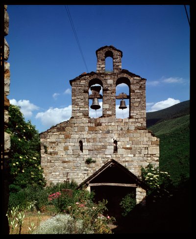 View of the church by Romanesque