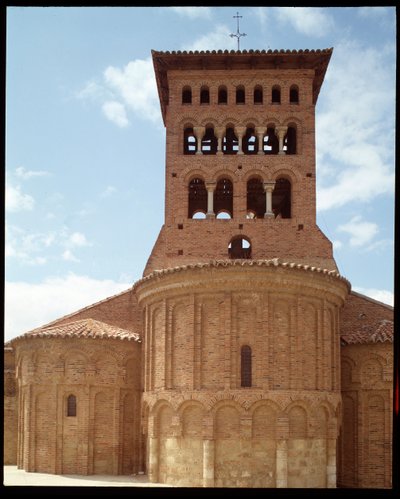 View of the Church with Belltower by Romanesque