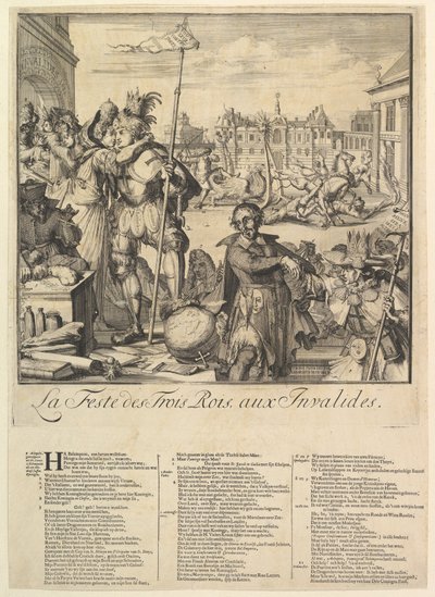 The Feast of the Three Kings by Romeyn de Hooghe