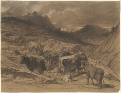 Cattle in the Auvergne by Rosa Bonheur