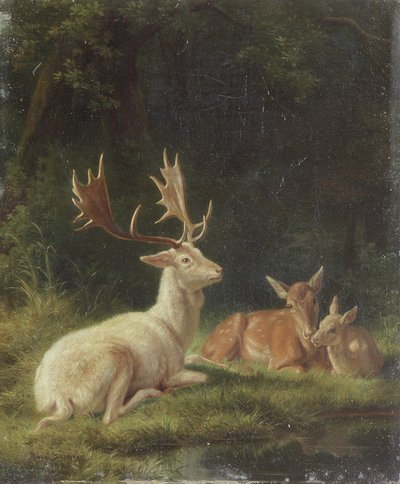 Deer in a Landscape by Rosa Bonheur