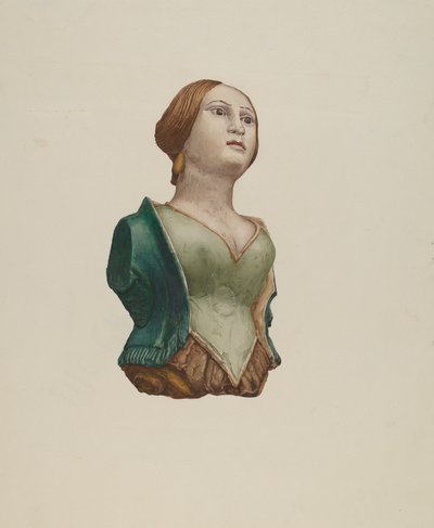 Half-Length Figure by Rosamond P. Gray
