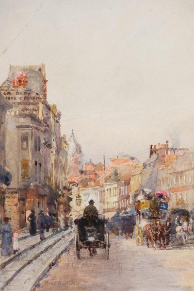 Brompton Road, Looking East by Rose Maynard Barton