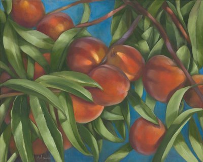 Peach Tree, 2014 by Rosemarie Adcock