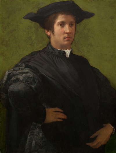 Portrait of a Man by Rosso Fiorentino