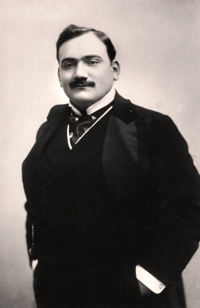 Enrico Caruso 1873-1921, Italian tenor, 1907 by Rotary Photo