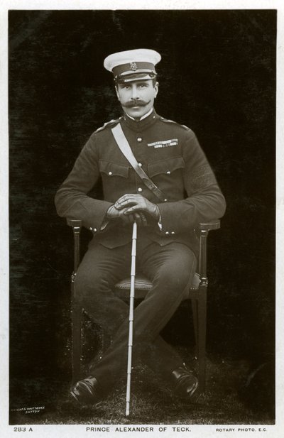 Prince Alexander of Teck by Rotary Photo