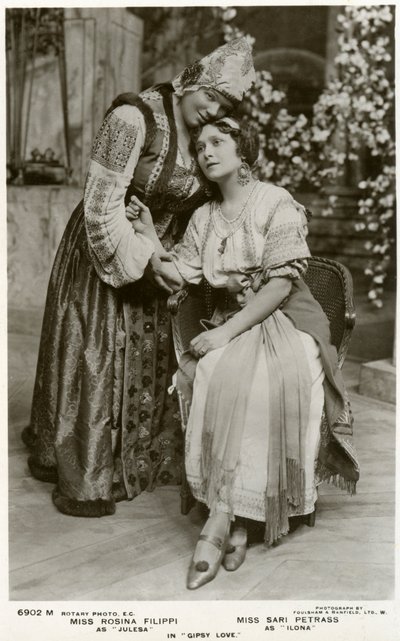 Rosina Filippi and Sari Petrass, actresses by Rotary Photo