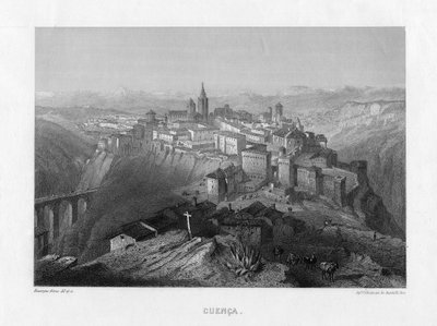 Cuenca, Spain, 19th century by Rouargue Brothers