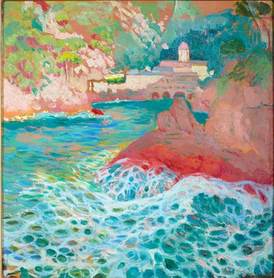 San Fruttuoso from the Sea by Rubaldo Merello