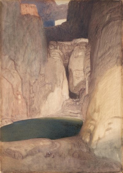 Mountain Lake by Rudolf Jettmar