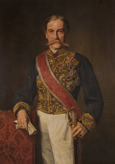 Minister Karl Hohenwart, Count of Gerlachstein by Rudolf Konopa