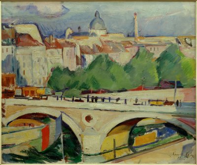 View of the Pont Marie by Rudolf Levy