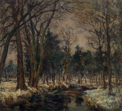 In the Park of Schleissheim by Rudolf Petuel