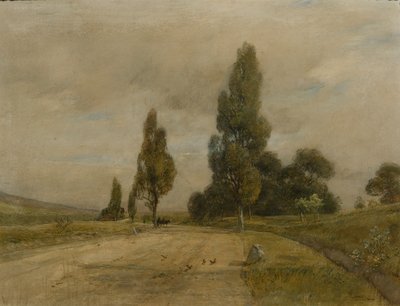 Street near Deutsch-Altenburg at the Foot of the Turkish Hill by Rudolf Ribarz