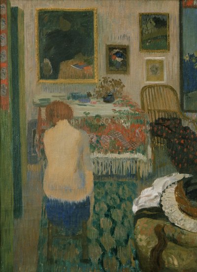 Nude in the Studio by Rudolf Vejrych