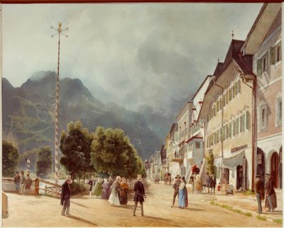 The Esplanade in Ischl by Rudolf von Alt