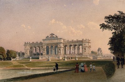 The Gloriette in Schönbrunn by Rudolf von Alt