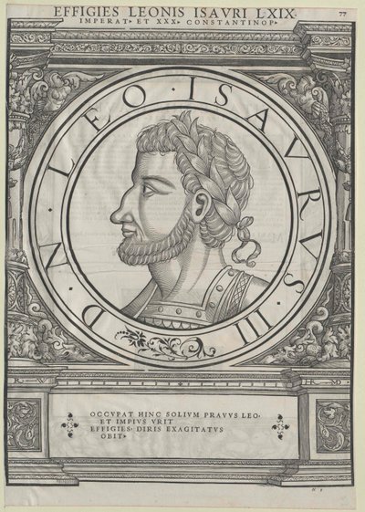 Emperor Leo III by Rudolph Wyssenbach