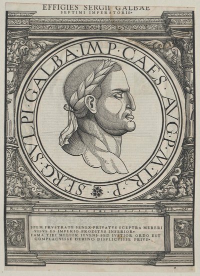 Roman Emperor Galba by Rudolph Wyssenbach