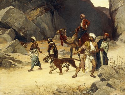 The Tiger Hunt by Rudolphe Ernst
