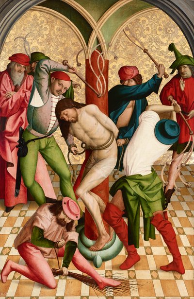 Scourging of Christ by Rueland Frueauf d. Ä.