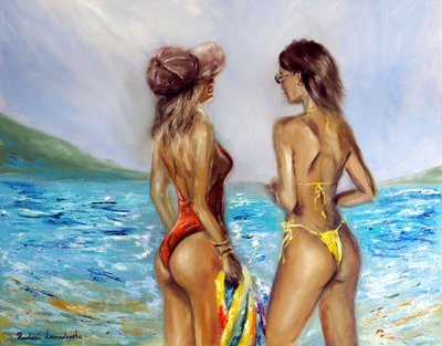 At the Beach, 2022 by Ruslana Levandovska