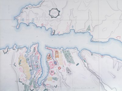 Map of Sevastopol by Russian School