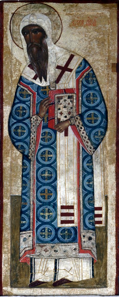 Saint Metropolit Alexius, 16th Century by Russian icon.