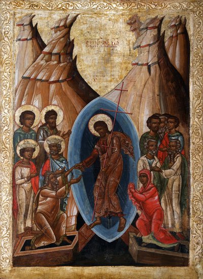 The Descent into Hell by Russian icon.