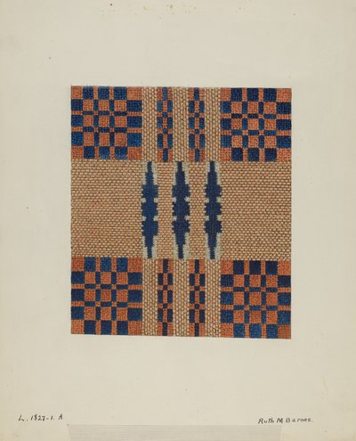 Coverlet (detail) by Ruth M. Barnes