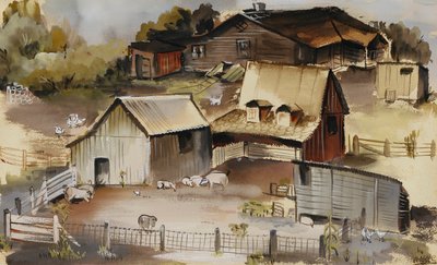 Iowa Farm by Ruth Ziegler