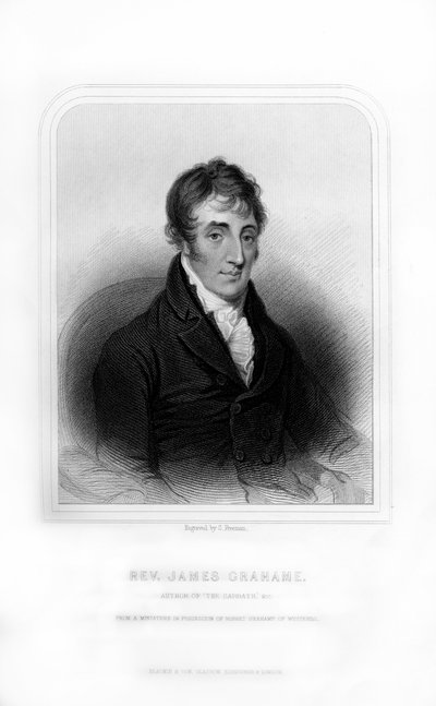 Reverend James Grahame, Scottish Poet, 1870 by S. Freeman