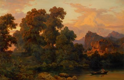 Italian Landscape by Salomon Corrodi