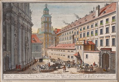 The Dominican Church with Observatory in Postgasse by Salomon Kleiner