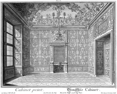 Painted Cabinet by Salomon Kleiner