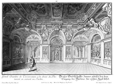 Large Reception Room in the East Wing by Salomon Kleiner