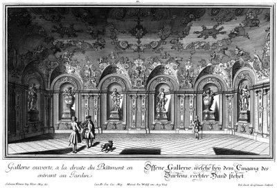 Open Gallery in the East Wing by Salomon Kleiner