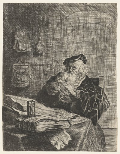 Man with a Penknife by Salomon Koninck (attributed to)