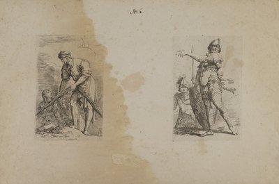 Figurine Series: Man Holding Heavy Rope by Salvator Rosa