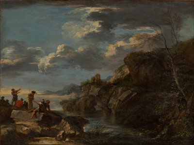 Bandits on a Rocky Coast by Salvator Rosa