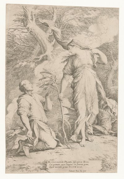 Ceres and Phytalus by Salvator Rosa