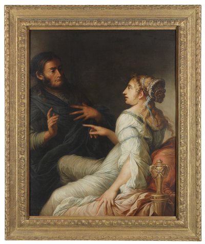 Phryne and Xenocrates by Salvator Rosa