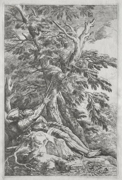 St. William the Hermit by Salvator Rosa