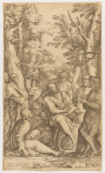 The Academy of Plato by Salvator Rosa