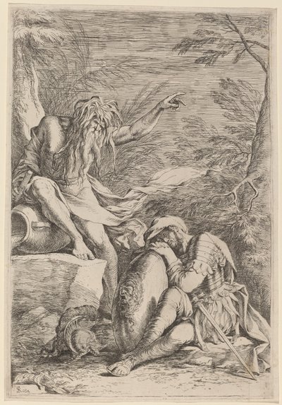The Dream of Aeneas by Salvator Rosa