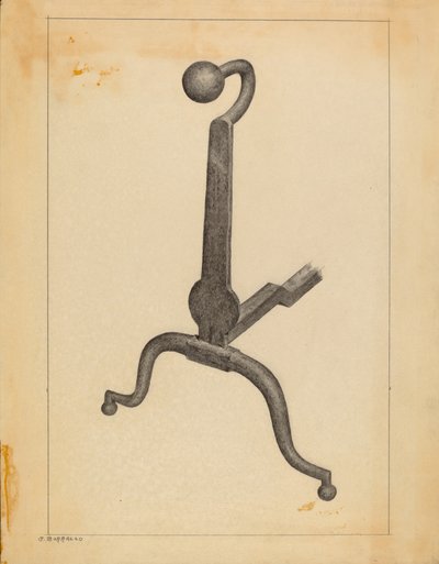 Andiron by Salvatore Borrazzo