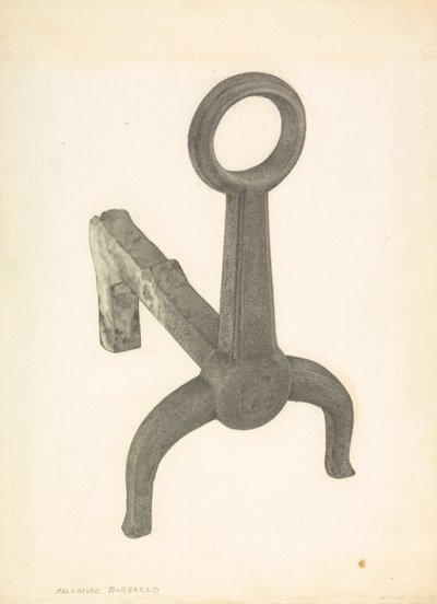 Andiron by Salvatore Borrazzo